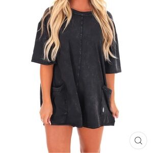 Free People Hot Shot Tee Romper